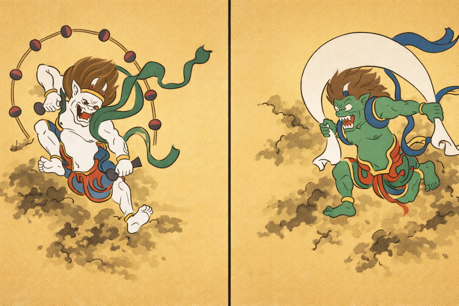 風神雷神図屏風